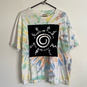 Tie dye patchwork Tshirt mens medium